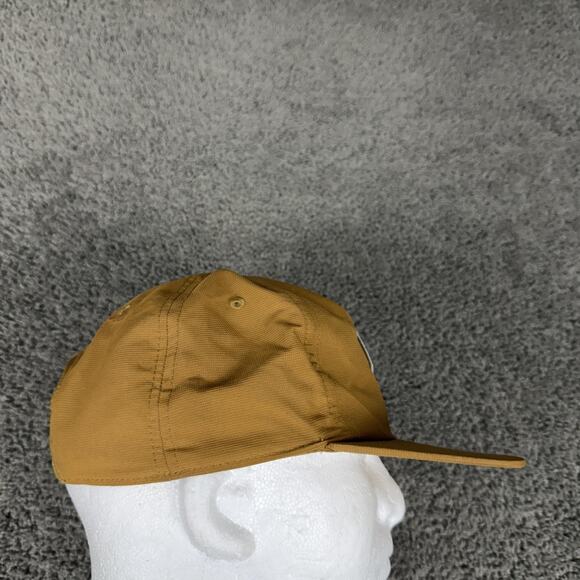 PrAna Hat Cap Snap Back Mens One Size Brown Recycled Polyester Patch Logo - Picture 5 of 10